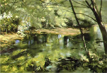 from original painting of River Teign