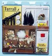 H Turrall Fly Tying Display Kit kit with vice and tools